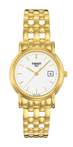 Tissot Carson Quartz 27 Yellow Gold / White / Bracelet